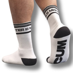 Mr B - Mister B Chaussettes Cum Dump Blanches
